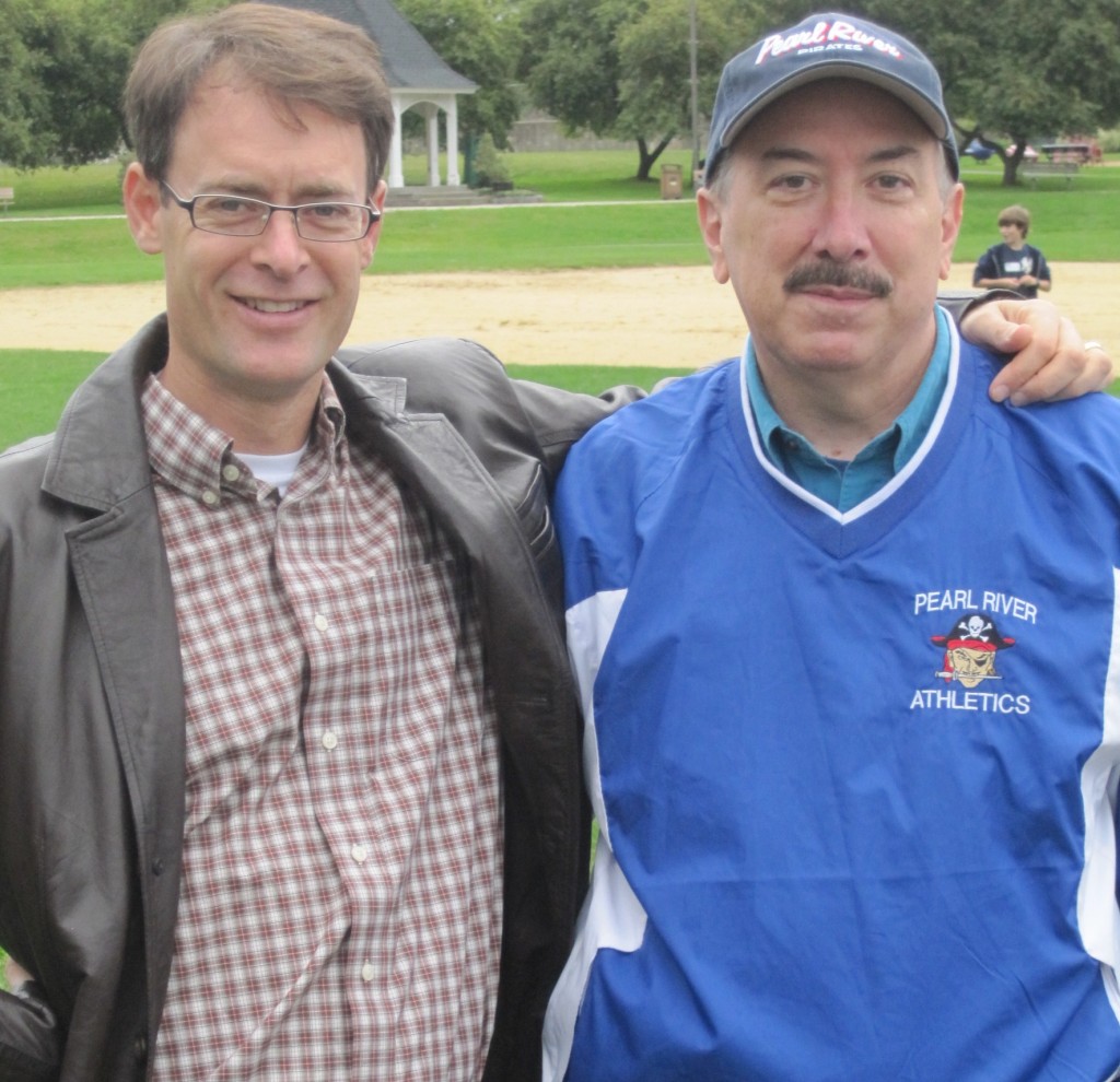 With Pearl River School District Superintendent Dr. John Morgano at the annual Chili Cookoff to benefit the Pearl River Special Education PTA Scholarship Fund